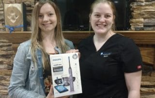 NOVO Dental Assistant with Winner of Sonicare to assist with good oral health