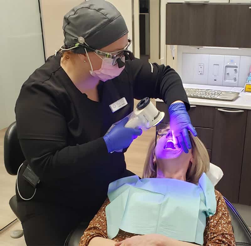 Velscope exam at NOVO Dental